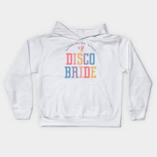 Disco Bachelorette - 90s disco bride Kids Hoodie